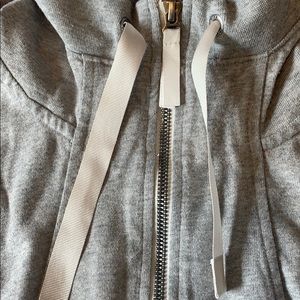 Grey Nike full zip hoodie
